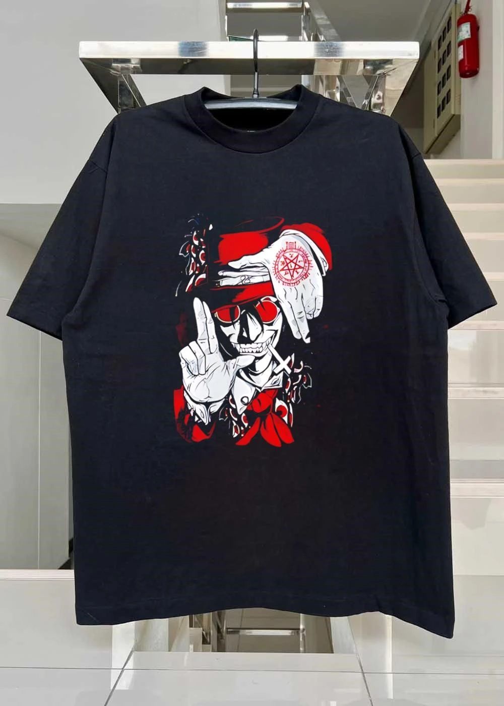 Alucard Hellsing Ultimate Vampire Red Hat Seal Occult Lord 2026 Fan Shirt