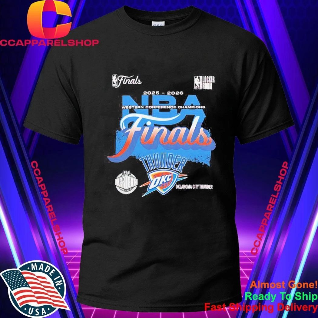 Oklahoma City Thunder Finals Western Conference Champions 2026 retro Shirt