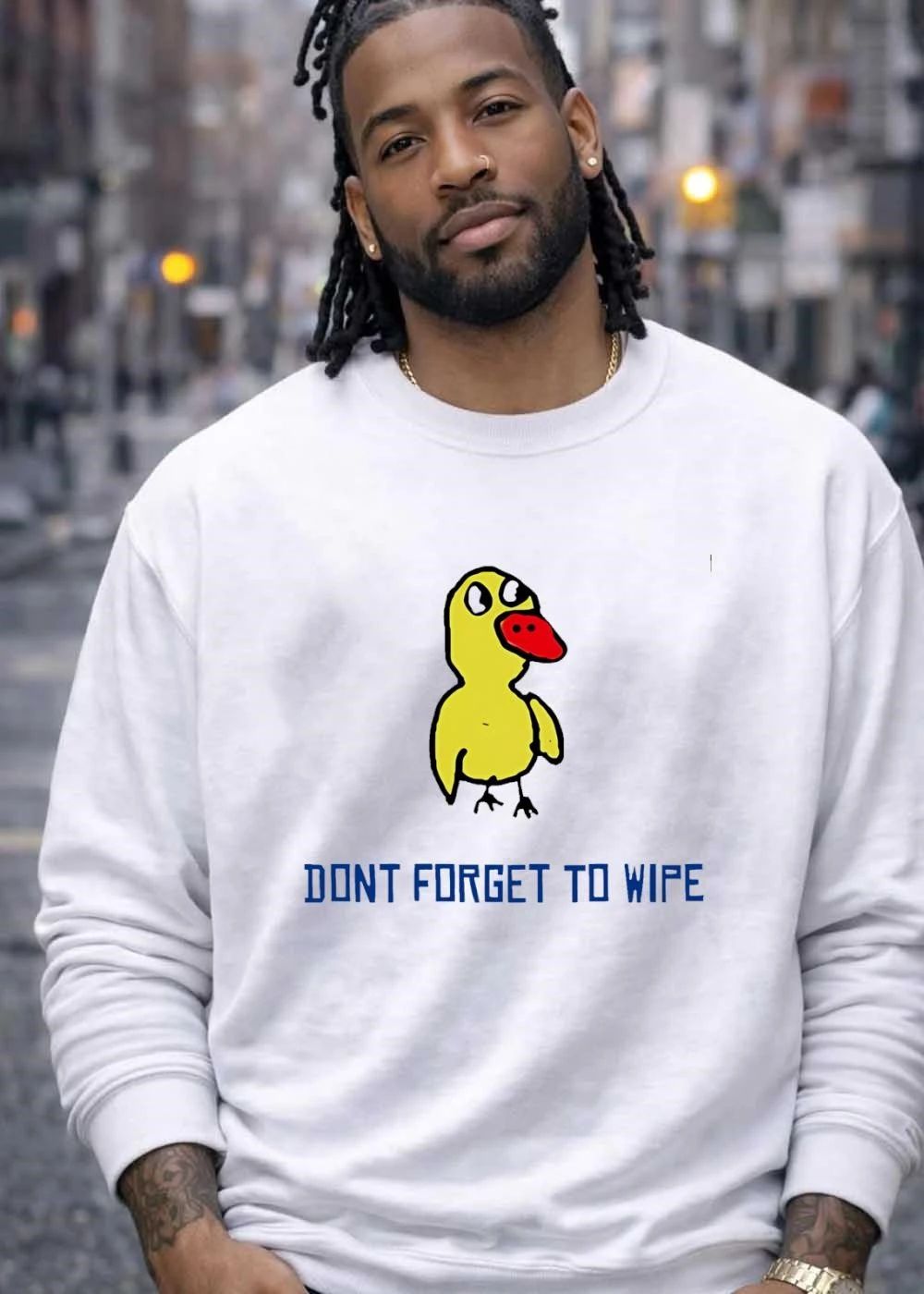 Dont Forget to Wipe Yellow Duck shirt