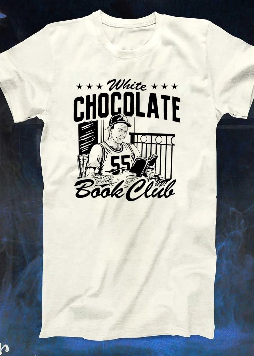 White Chocolate Book Club Jason Williams Reading Basketball T-Shirt