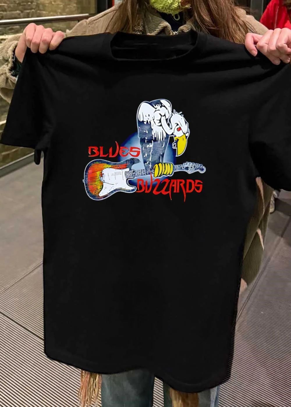 Blues Buzzards Vulture Playing Electric Guitar shirt