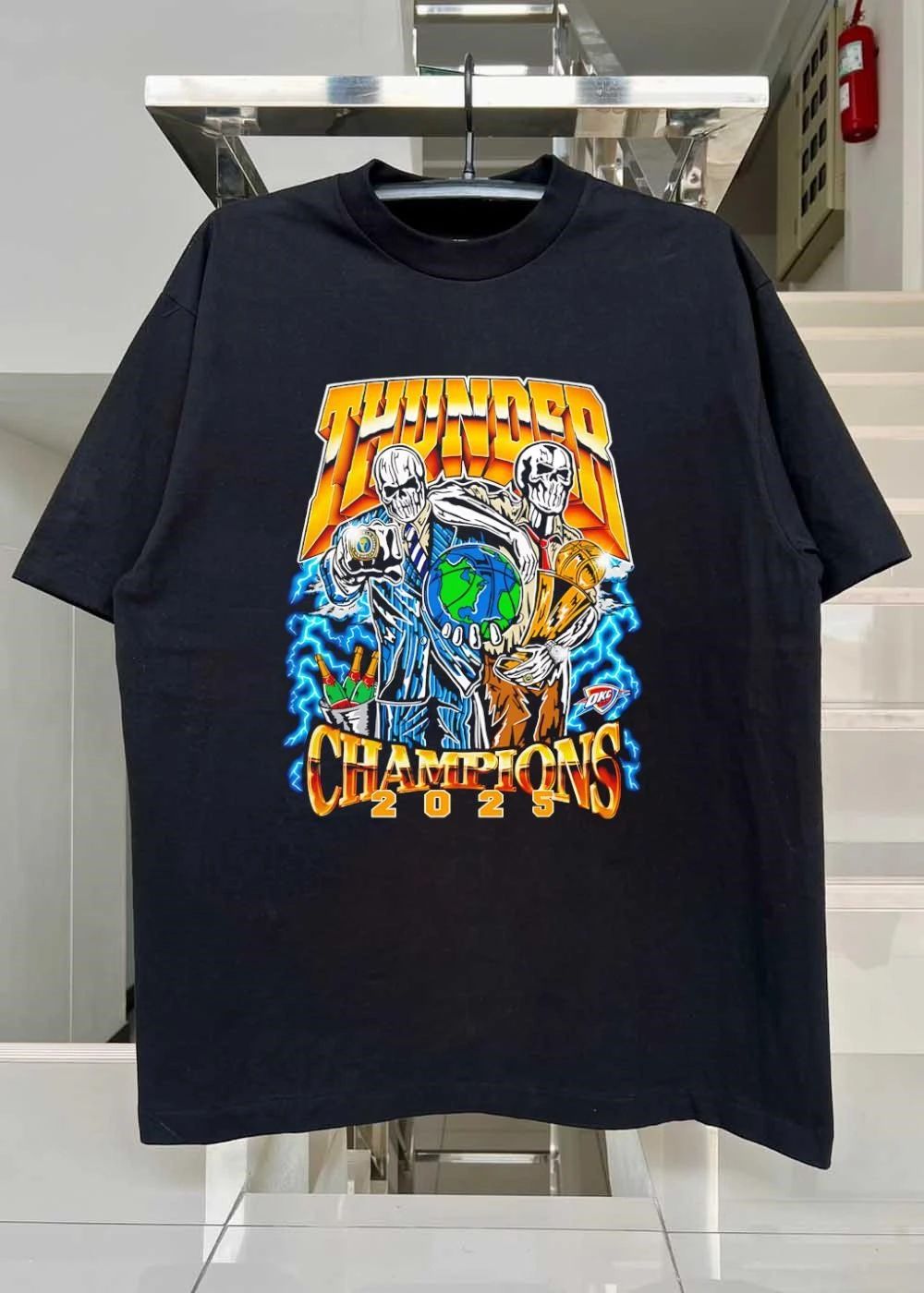 Oklahoma City Thunder 2025 World Champions NBA THUNDER CHAMPIONS 2025 shirt