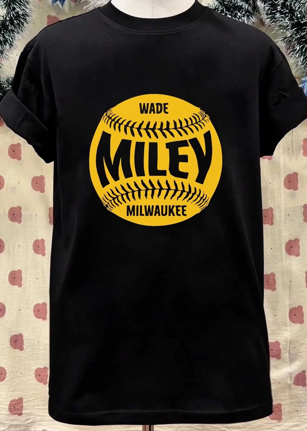 Wade Miley Milwaukee Baseball shirt