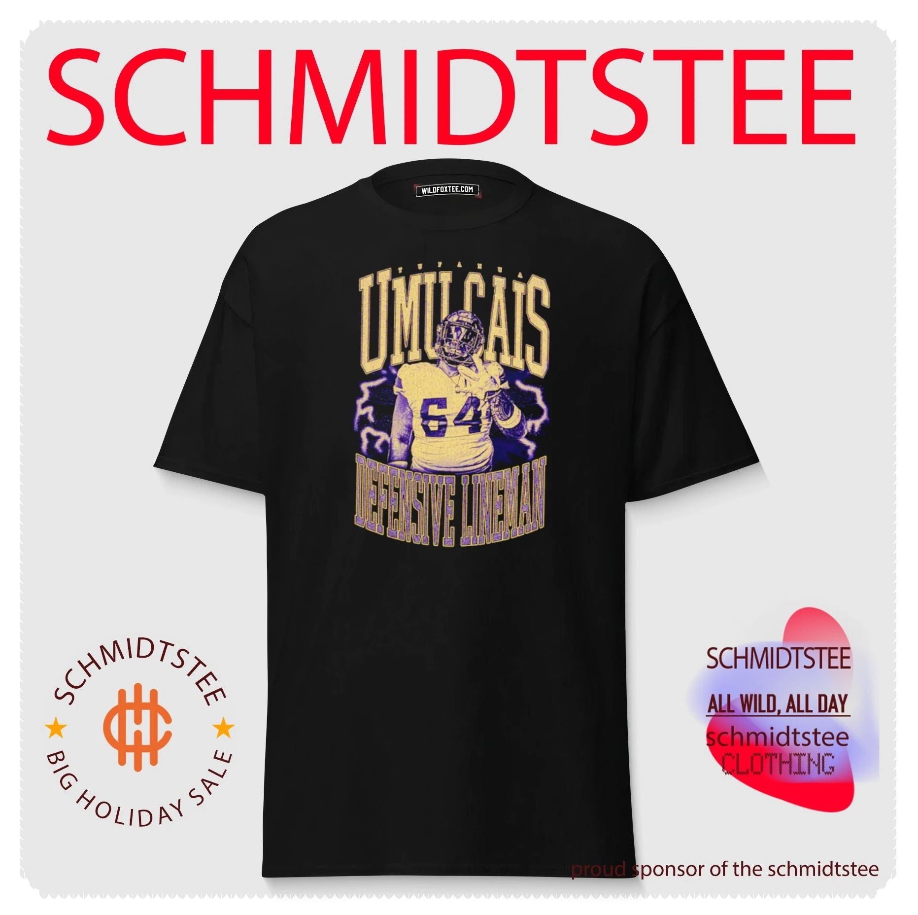 Tufanua Umu Cais Defensive Lineman football shirt