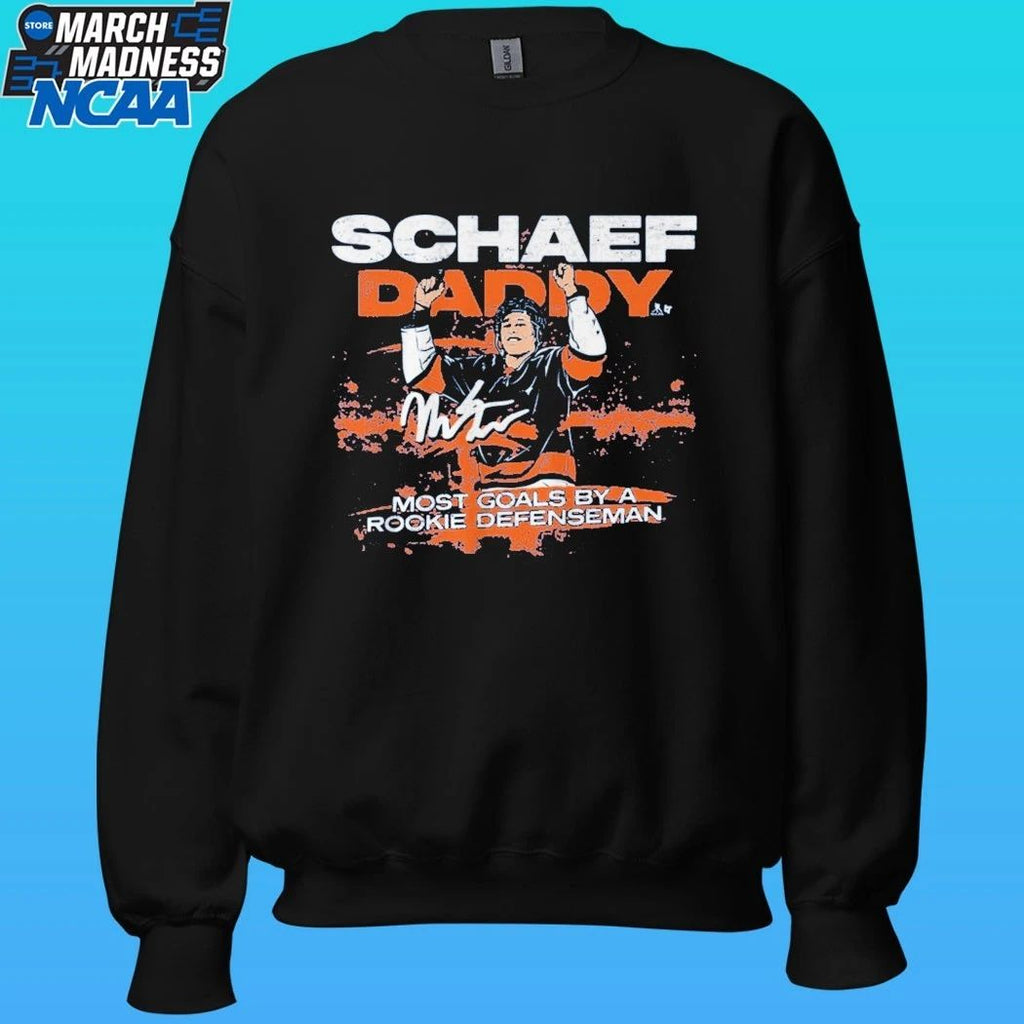 Matthew Schaefer Daddy Most Goals By A Rookie Defenseman Goal Record Shirt