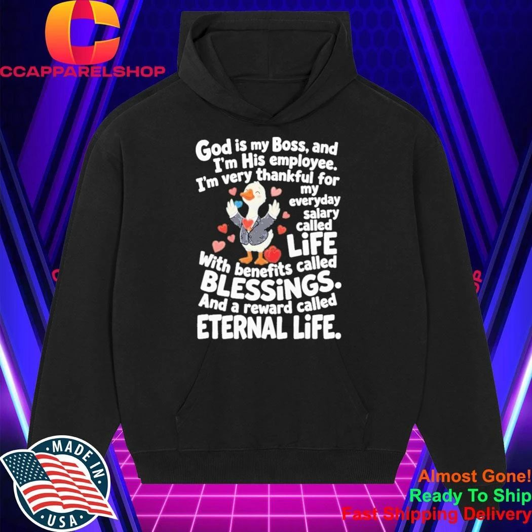God Is My Boss Christian Faith Shirt