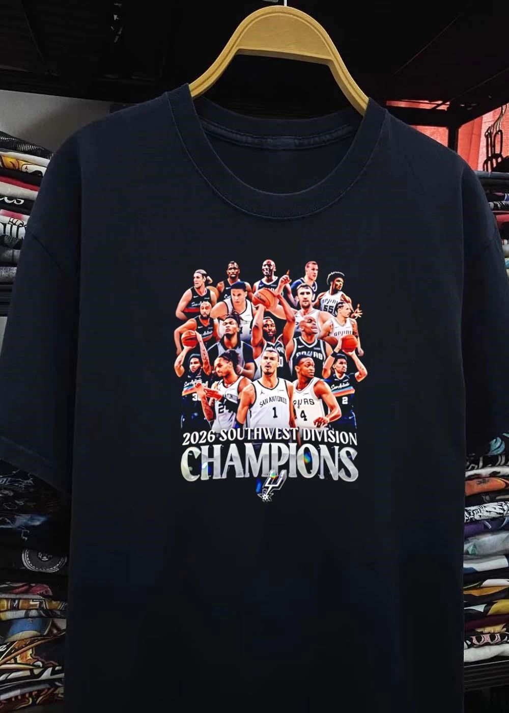 San Antonio Spurs 2026 Southwest Division Champions T-Shirt