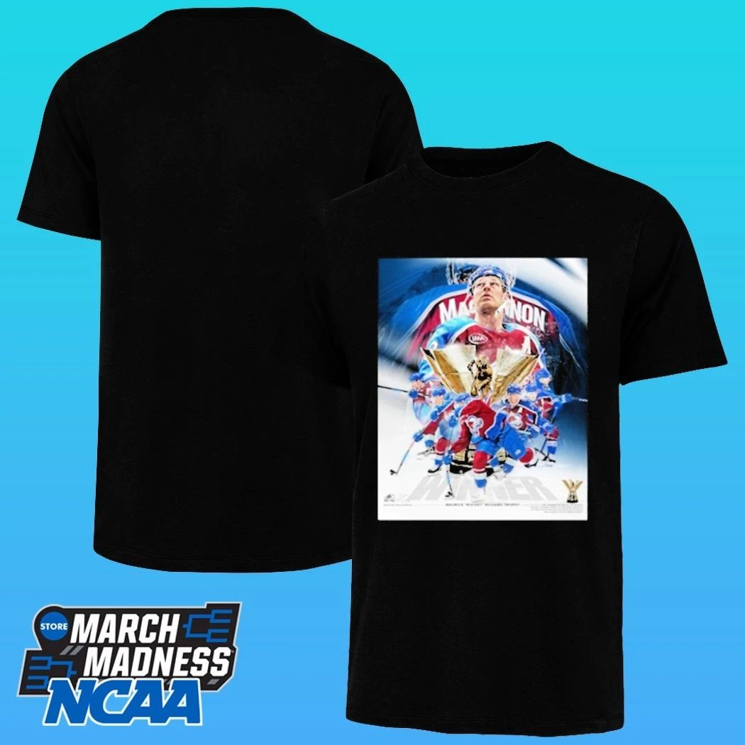 Nathan Mackinnon 2026 Rocket Richard Trophy Winner Shirt