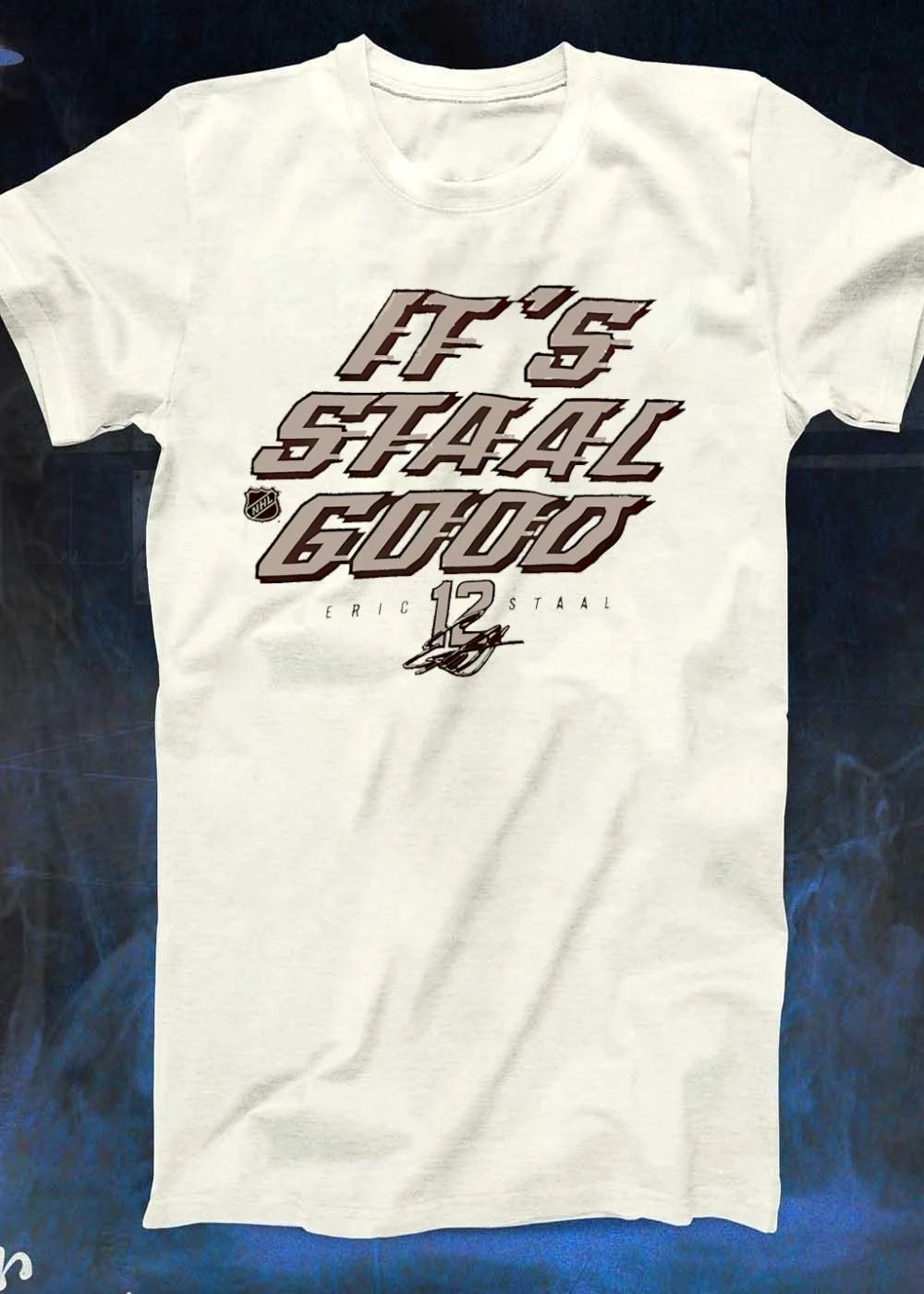Eric Staal 12 Signature Feels Staal Good NHL Carolina Hurricanes T-Shirt