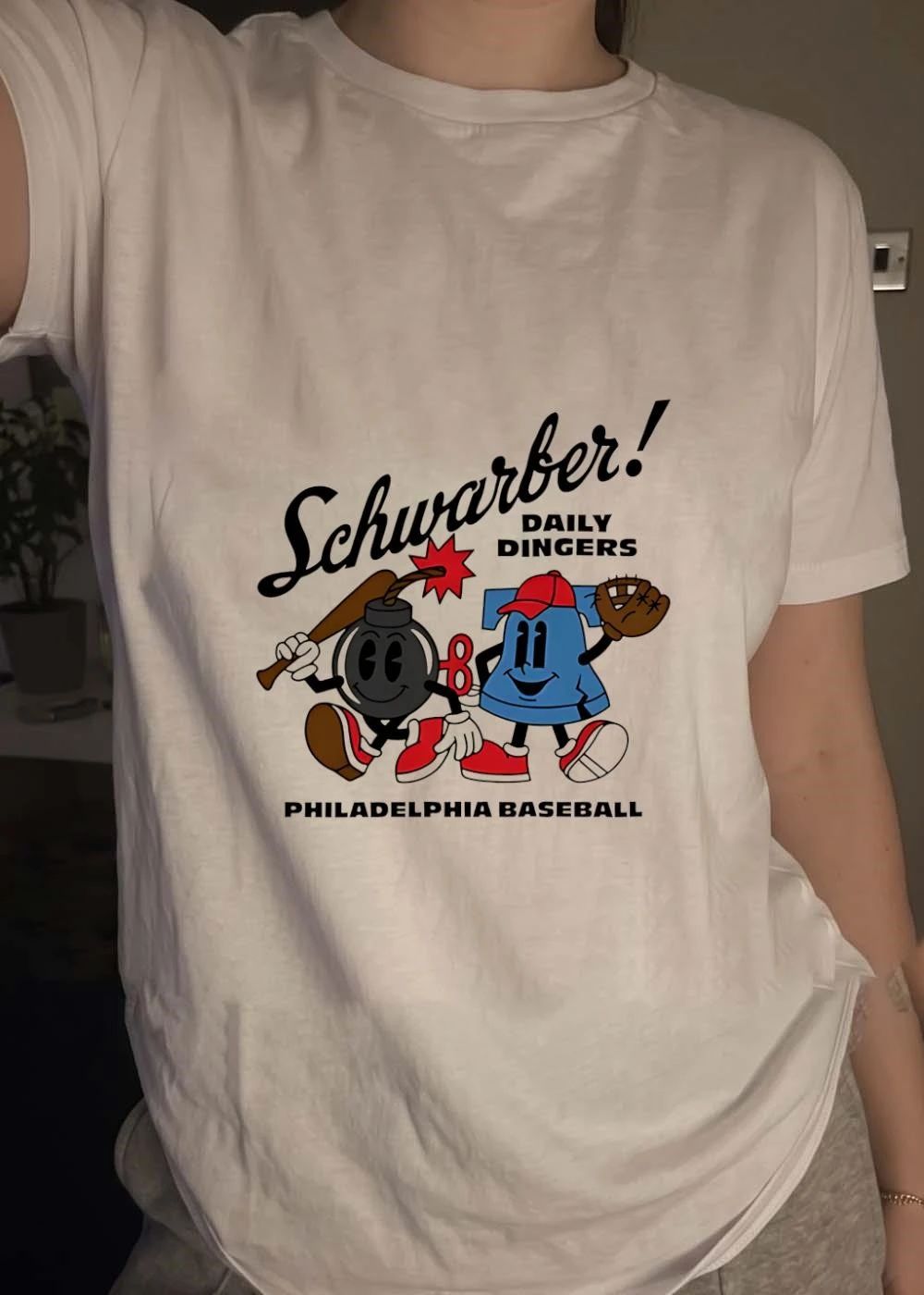 Kyle Schwarber Philadelphia Phillies MLB Daily Dingers Philadelphia Baseball shirt