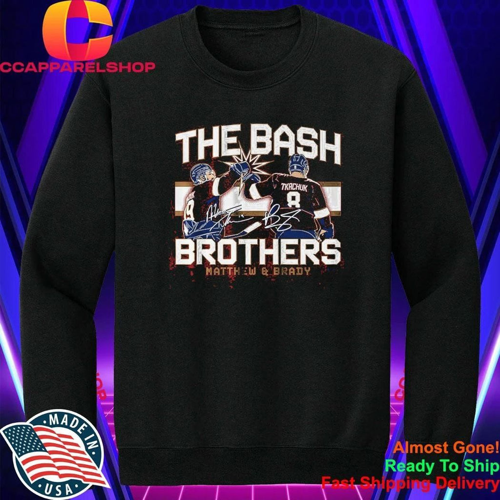 Matthew & Brady Tkachuk The Bash Brothers Signature Shirt