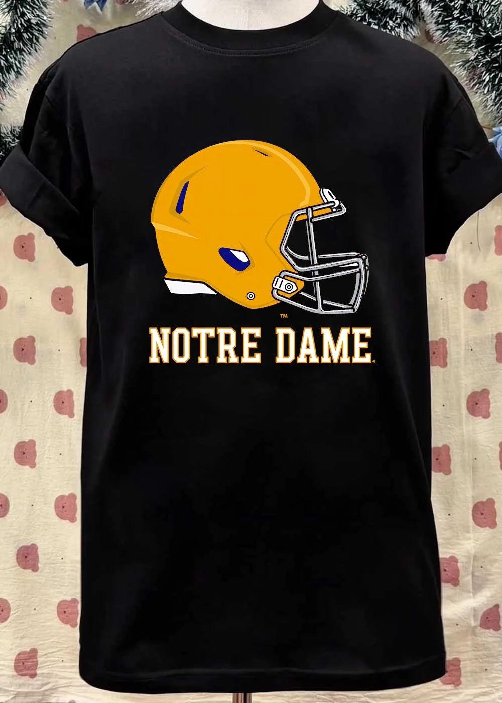 Notre Dame Fighting Irish American Football helmet shirt