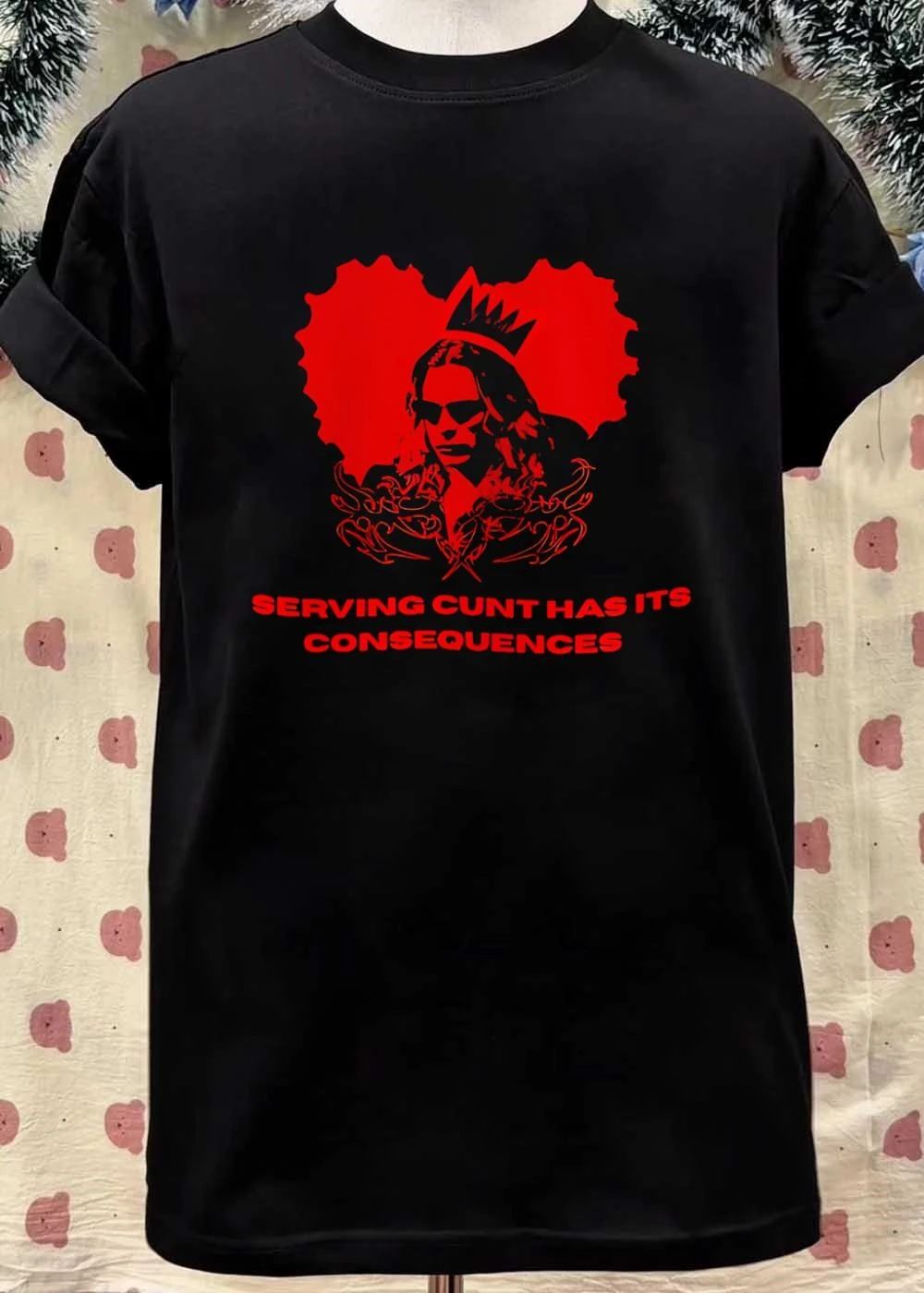 Edgy Apparel Crowned Figure Serving Cunt Has Its Consequences shirt