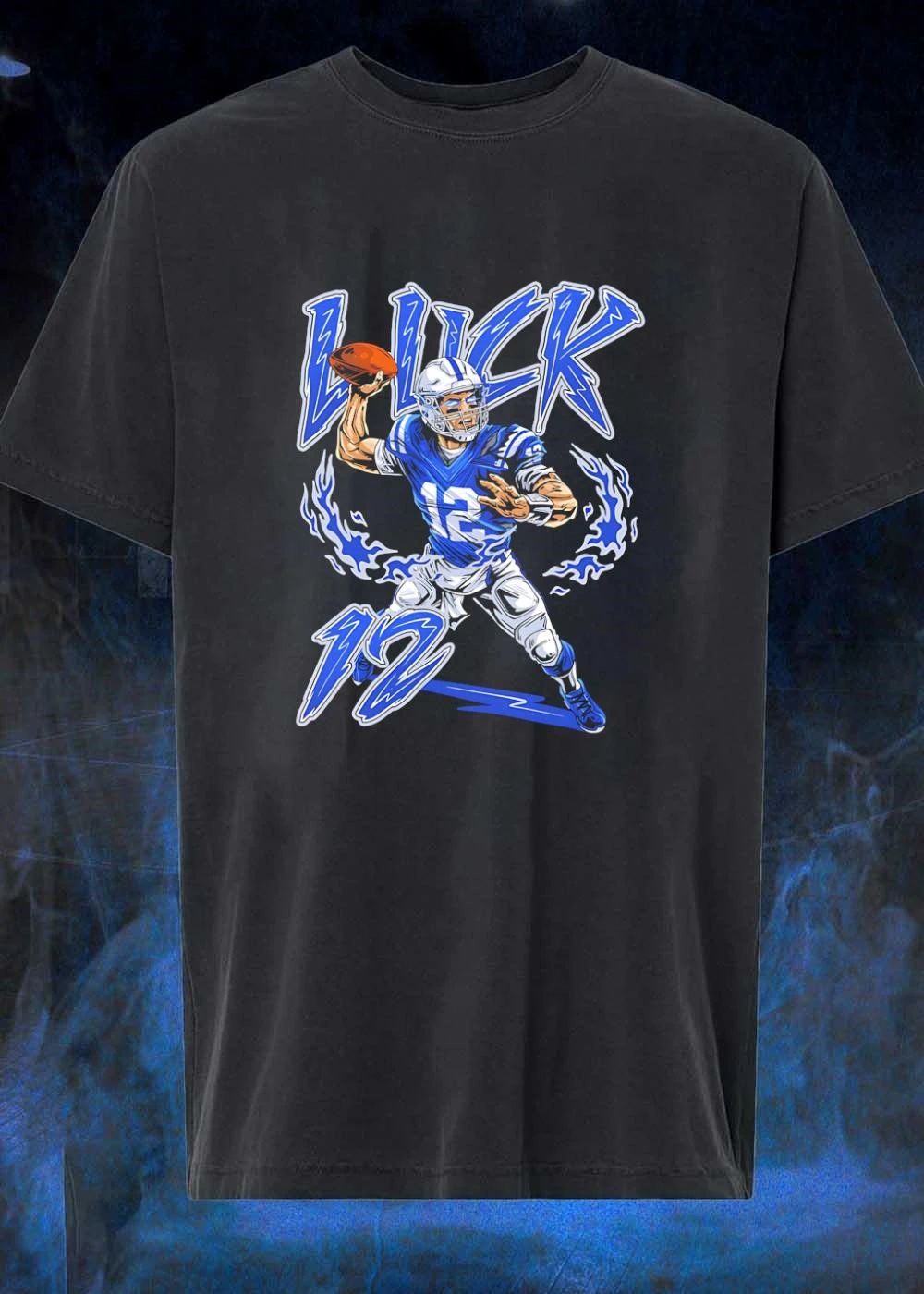 Luck 12 football quarterback player shirt