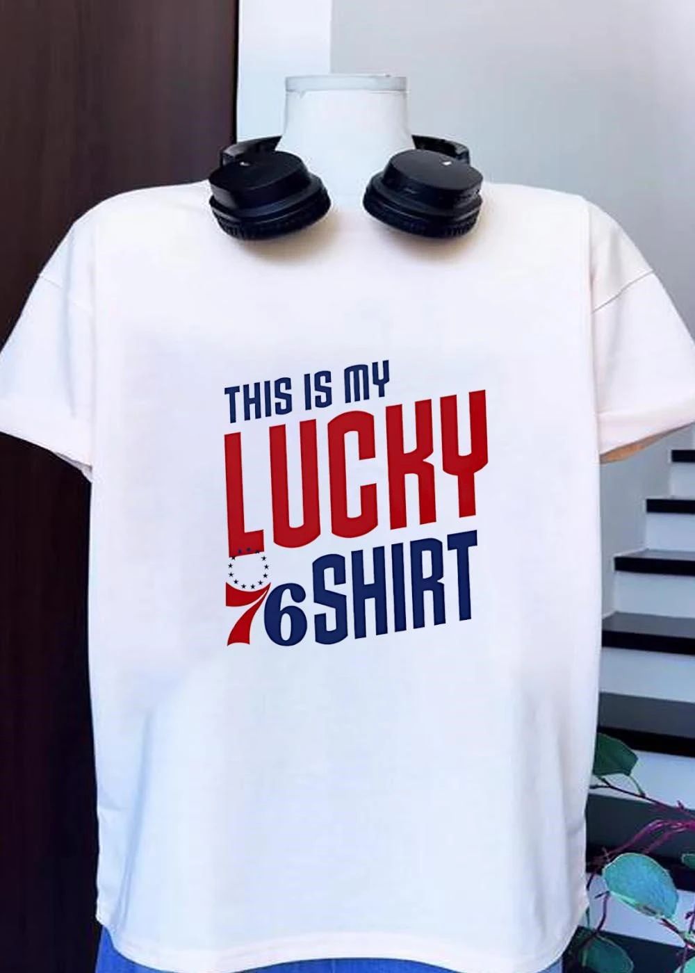 Philadelphia 76ers Fan Apparel This Is My Lucky 76 Shirt