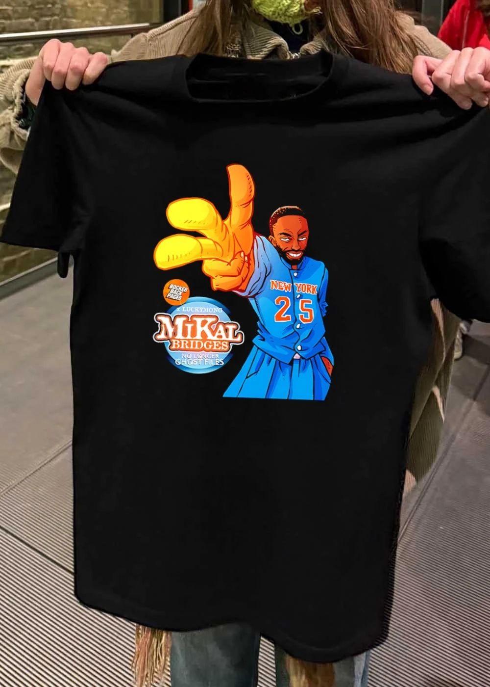 Mikal Bridges Pointing Hand New York 25 T-Shirt