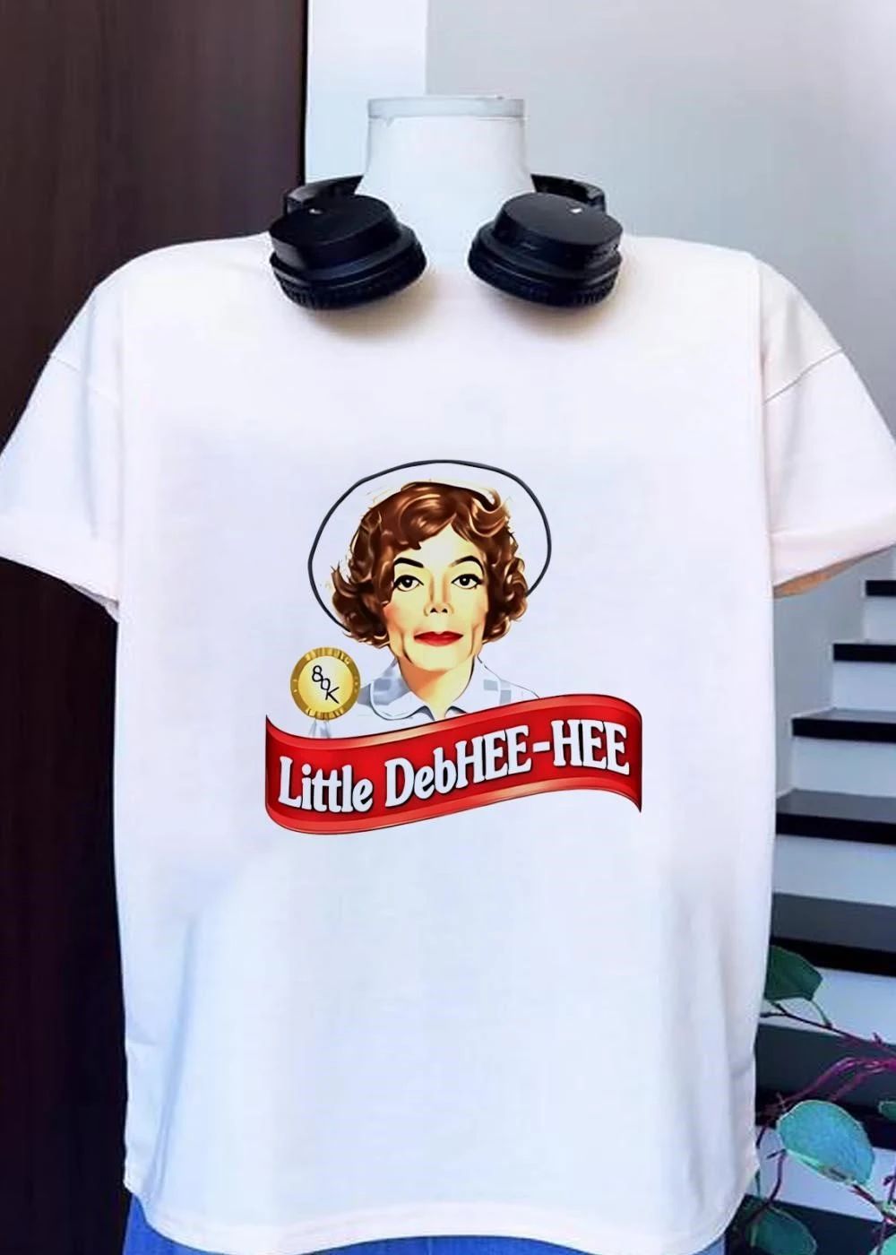 Little DebHee-Hee Michael Jackson Parody Funny Graphic T-Shirt