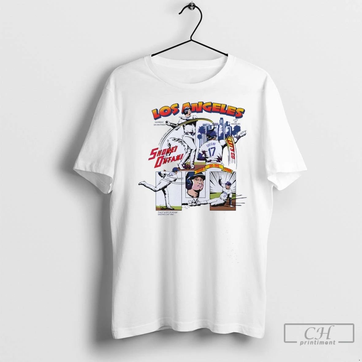 Shohei Ohtani Los Angeles Dodgers Shohei Sho Time T Shirts