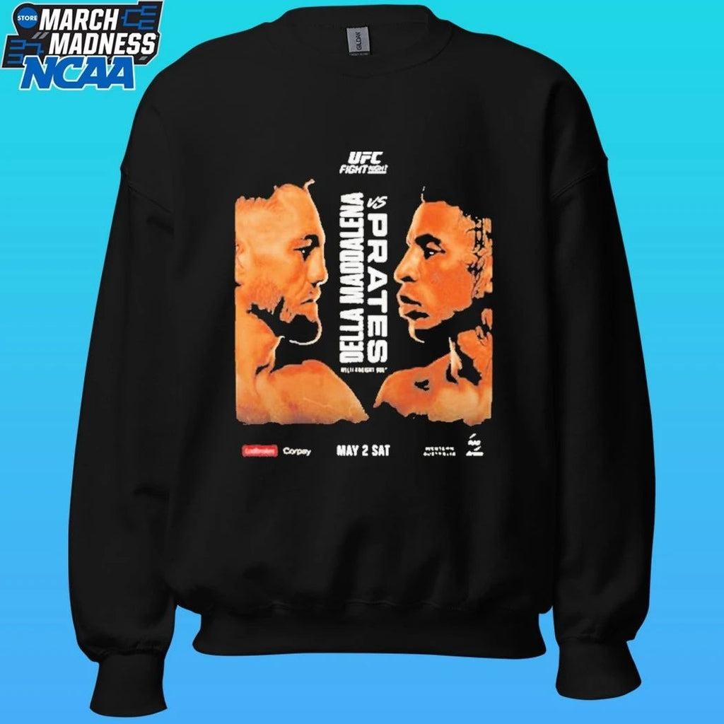 Ufc Fight Night Jack Della Maddalena Vs Carlos Prates Welterweight Bout On May 2 2026 Ufc Australia N New Zealand Shirt