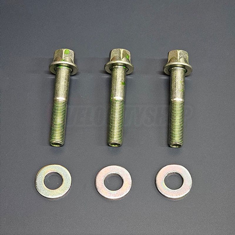 OEM Honda B-Series Front Lower Right Mount Bracket Bolt Kit (Hydraulic Transmission, 3-Piece)