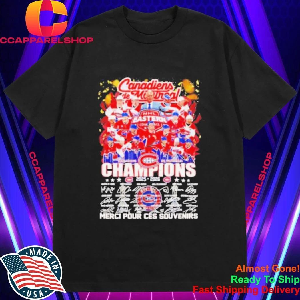 Montreal Canadiens 2025 2026 Champions Signature Roster Shirt