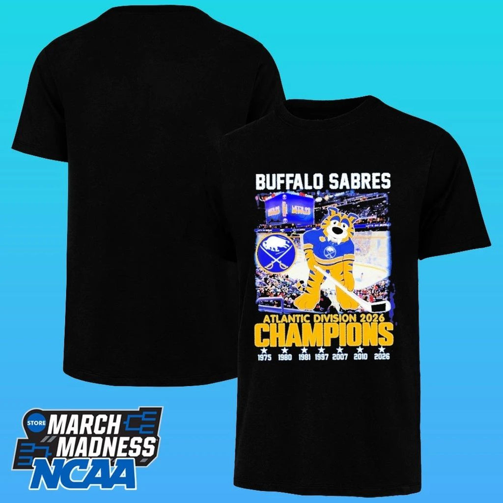 Buffalo Sabres Atlantic Division 2026 Champions 1975 2026 Shirt