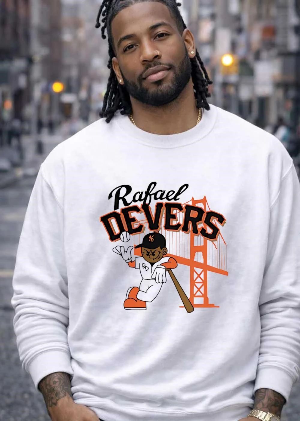 Rafael Devers San Francisco Giants Golden Gate Bridge MLB baseball Rafael Devers shirt