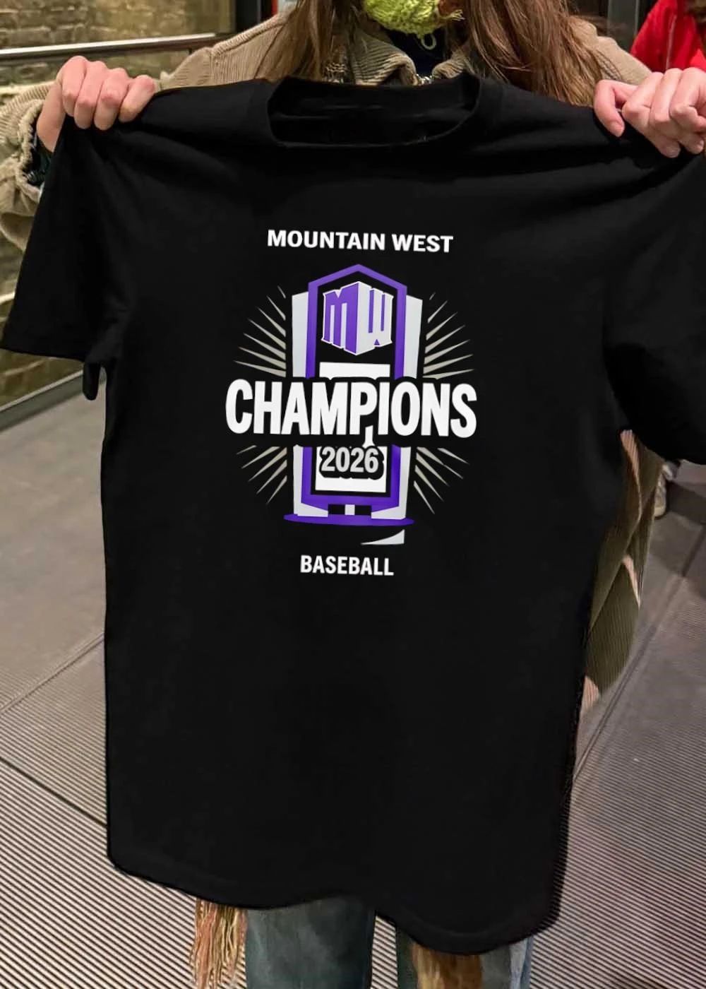 Mountain West Champions 2026 Baseball MW Logo Fan Shirt