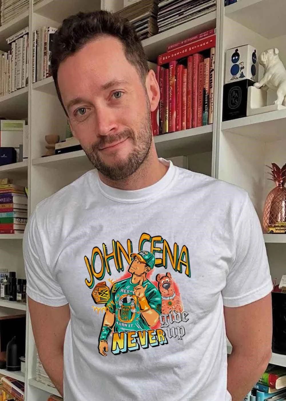 John Cena never give up Scooby Doo shirt