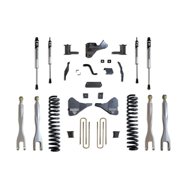 8in Lift Kit W/ 4-Links & Vulcan Ifp Shocks 23-25 Ford F-250 F-350 Super Duty
