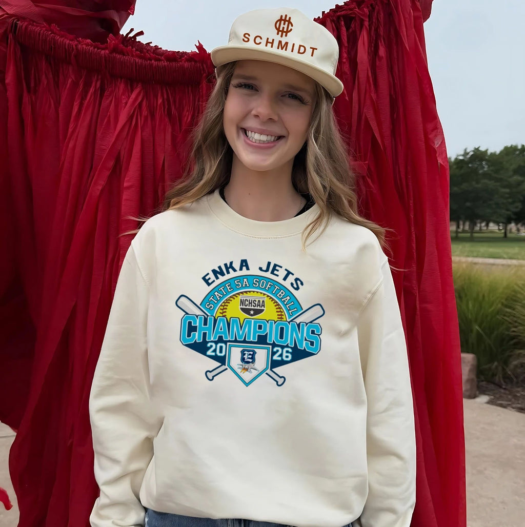 ENKA JETS 2026 NCHSAA State 5A Softball Champions shirt