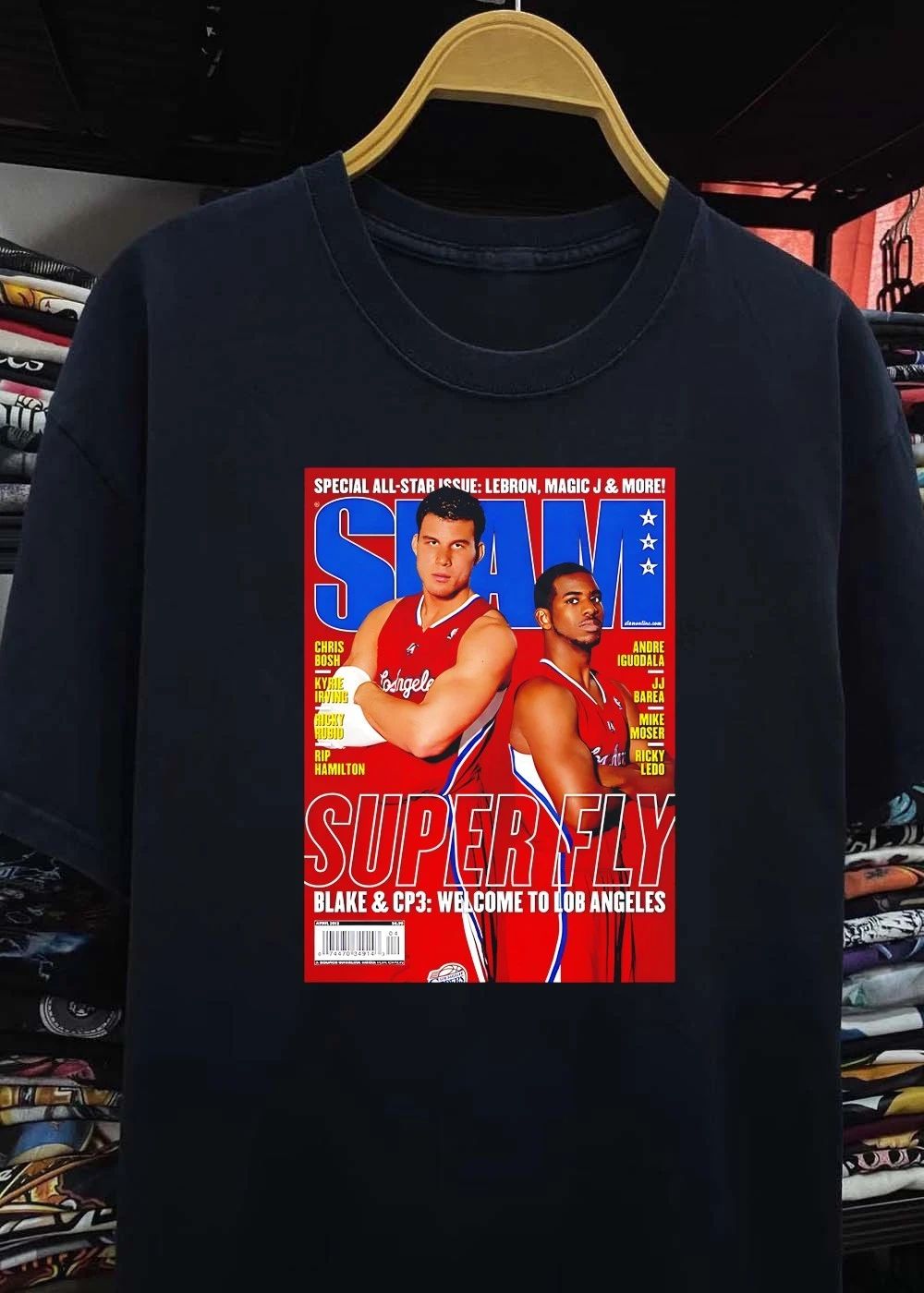 Chris Paul CP3 Blake Griffin Los Angeles Clippers LA Lob City NBA SLAM shirt