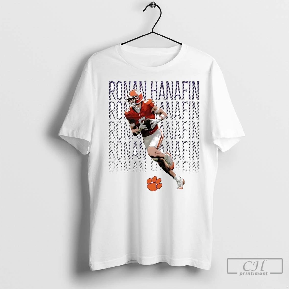 Premium Ronan Hanafin Illustrated Clemson Tigers