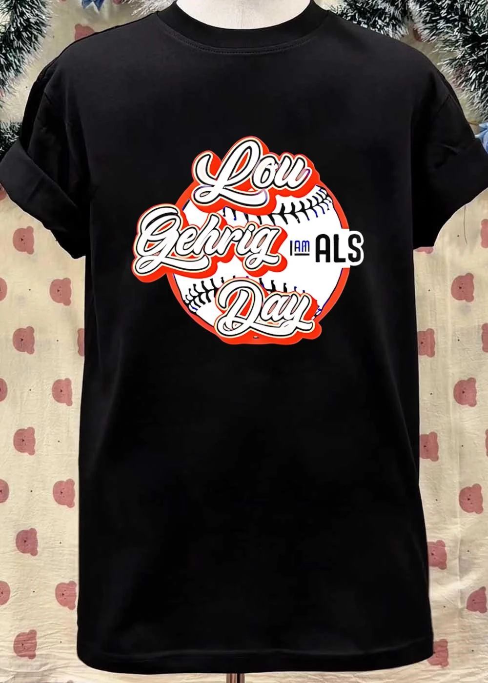 Lou Gehrig Day Als baseball shirt