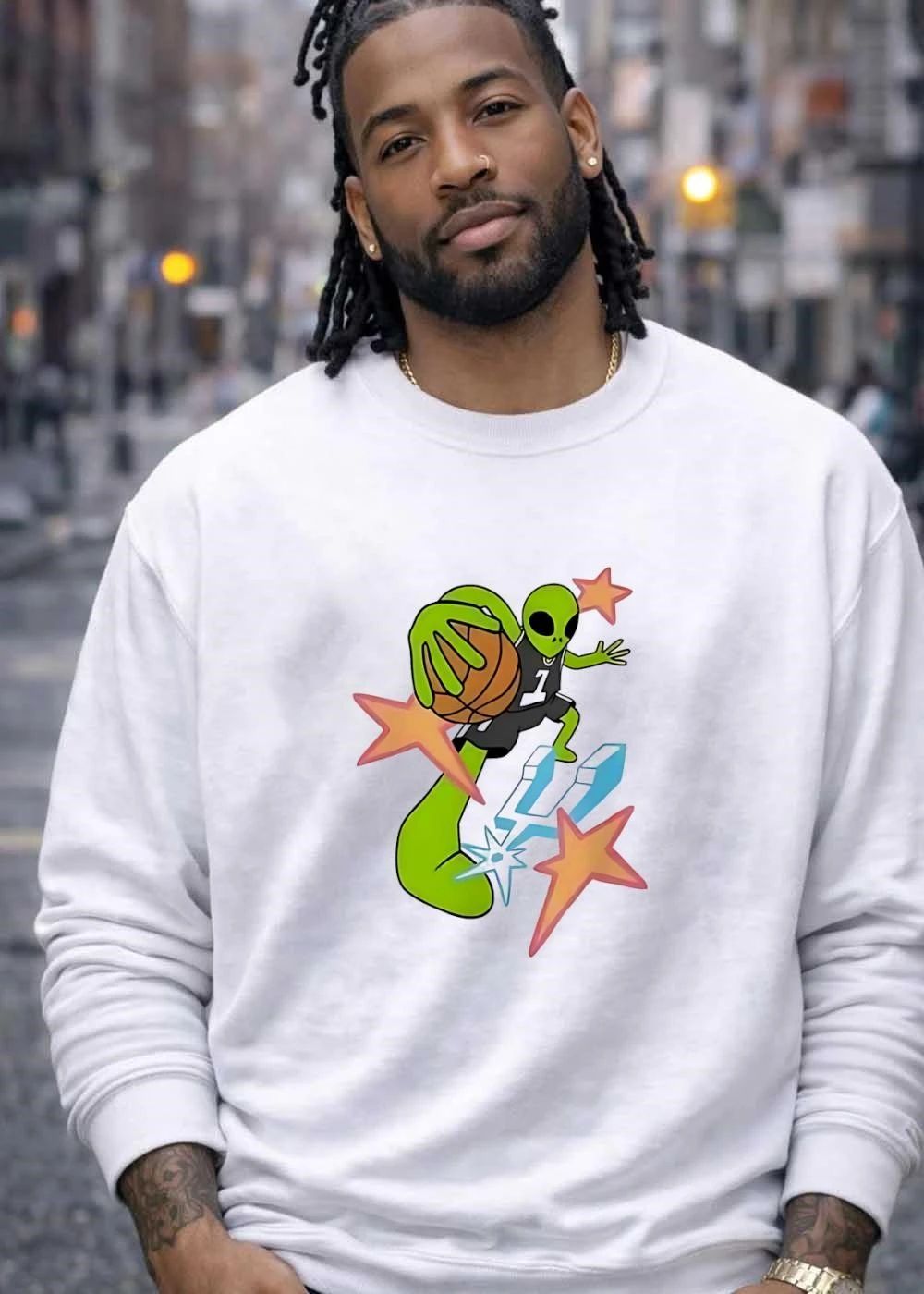 San Antonio Spurs Alien Basketball 1 T-Shirt