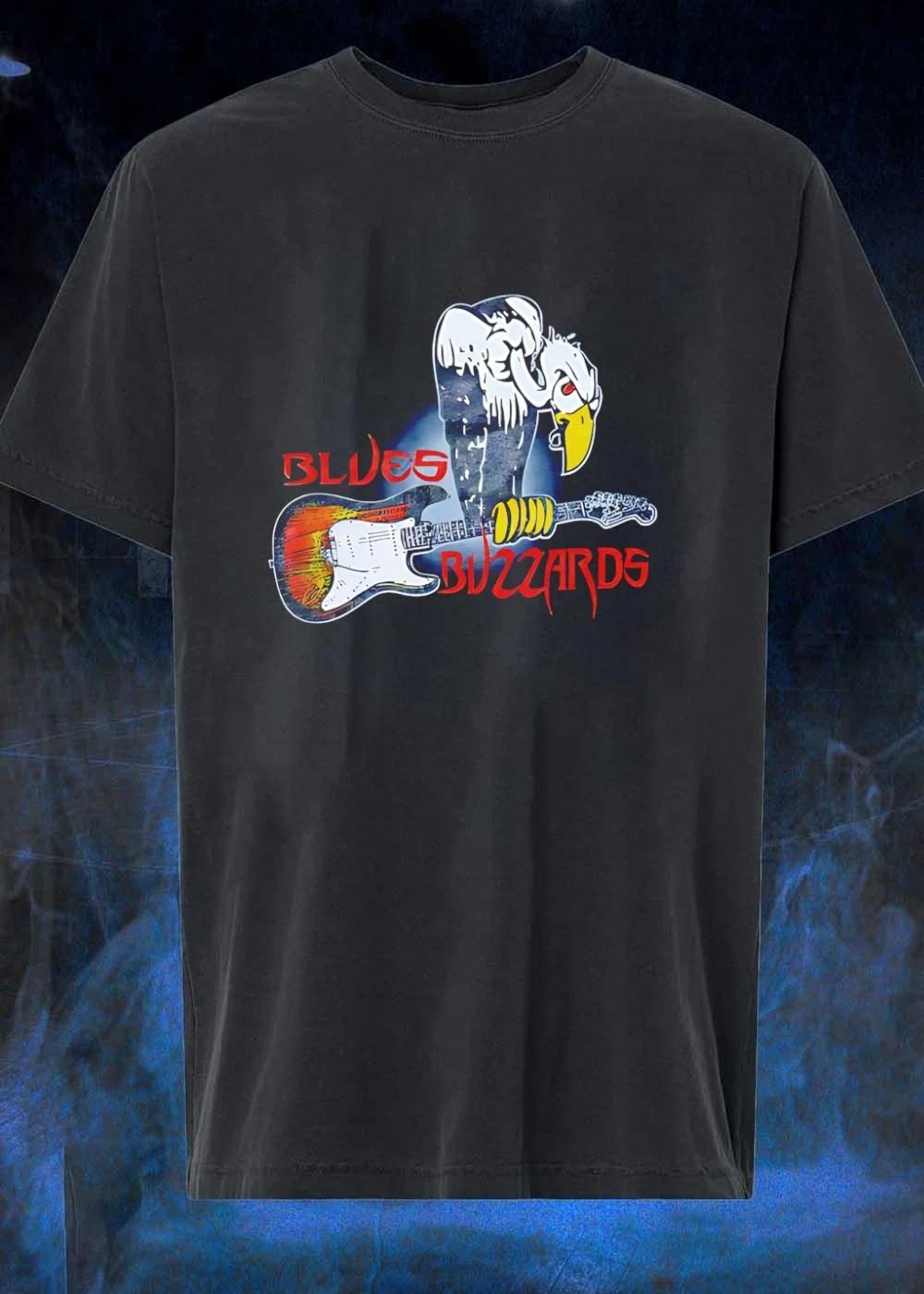 Blues Buzzards Vulture Playing Electric Guitar shirt
