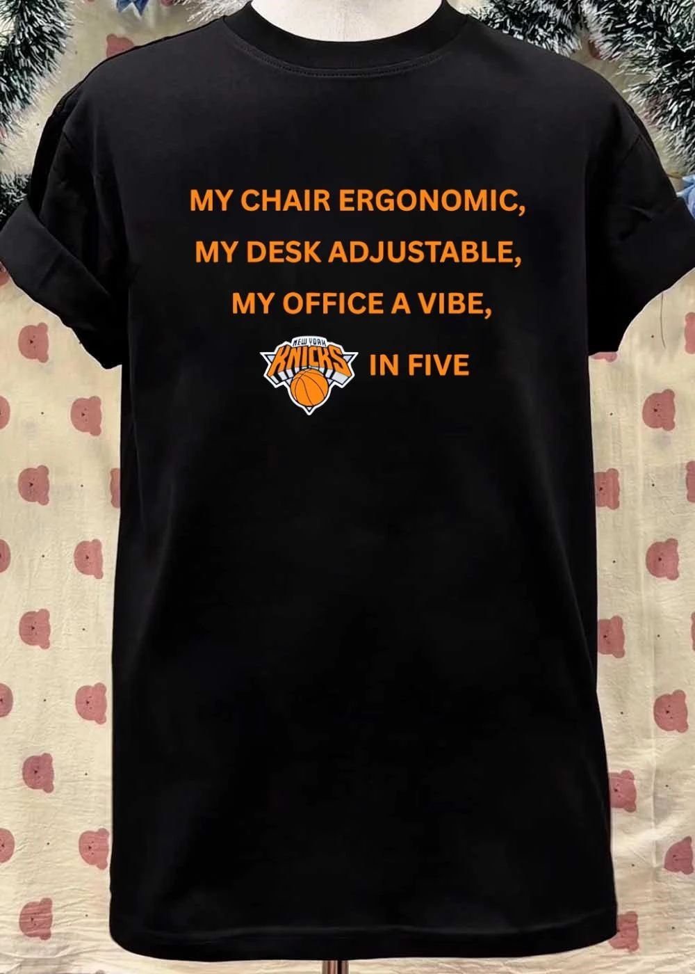 Knicks Fan Office Vibes Ergonomic Adjustable Shirt