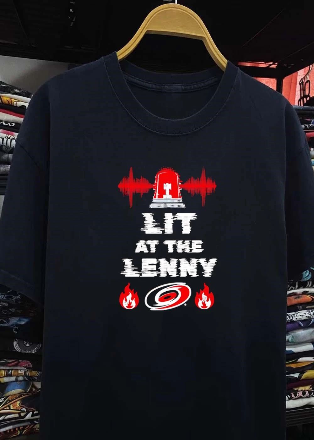 Lit at the Lenny Carolina Hurricanes T-Shirt