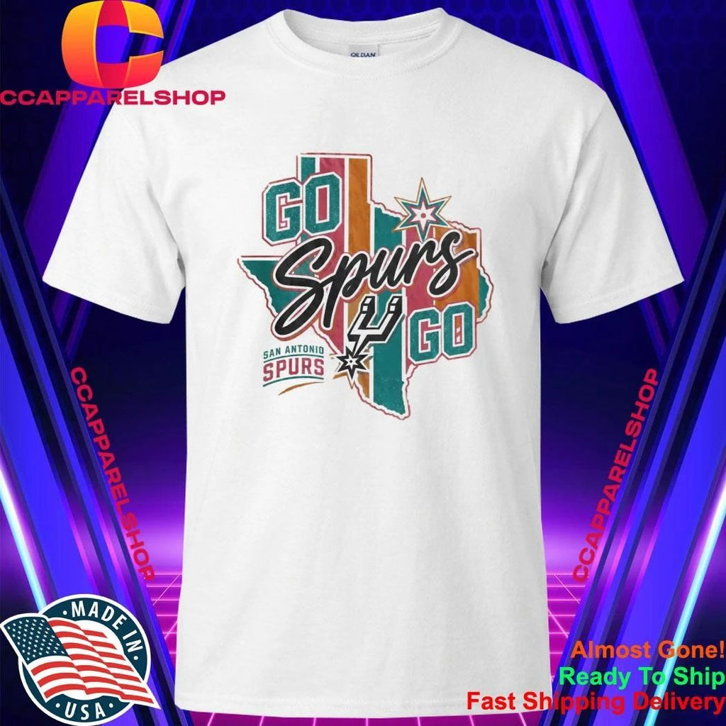 Go Spurs Go San Antonio Retro Game Day Shirt