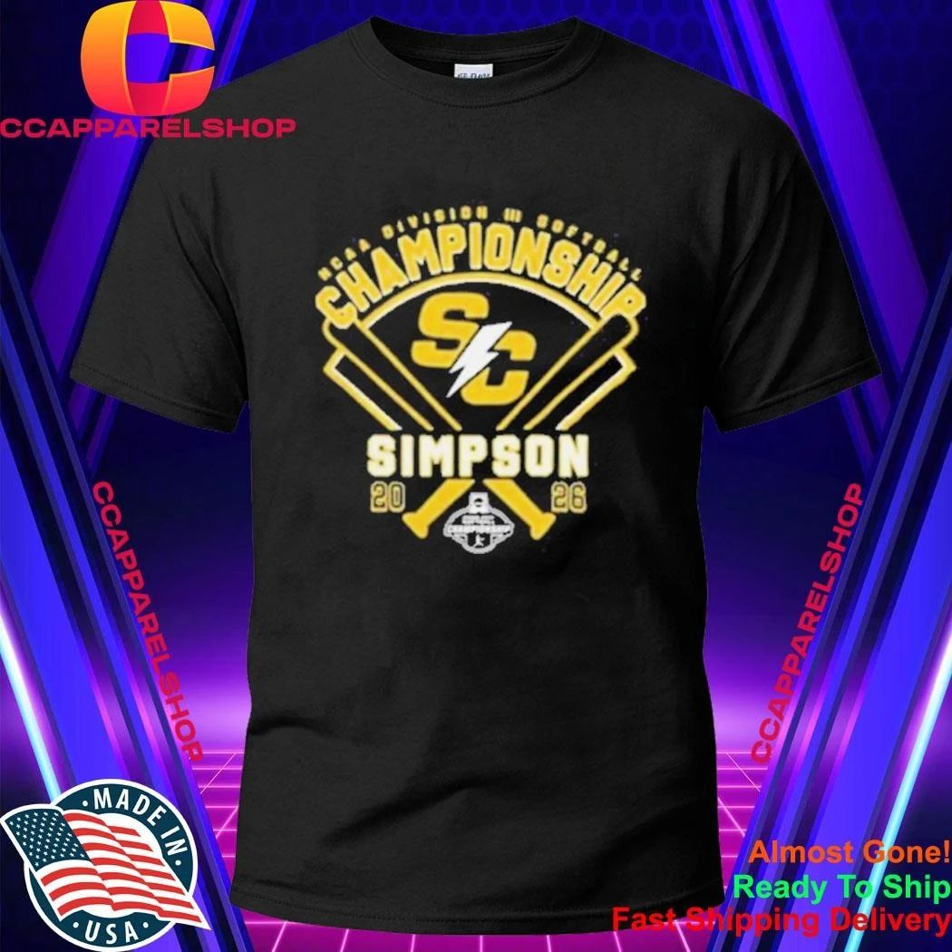 2026 NCAA Division III Softball Championship Simpson Storm Shirt