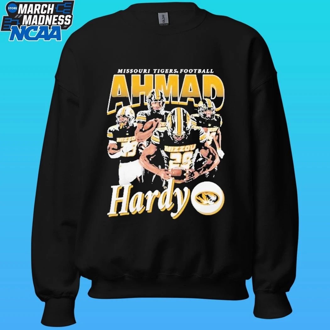 Ahmad Hardy Illustrated Missouri Tigers Football 2026 Shirt