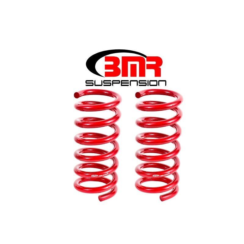BMR 15-17 S550 Mustang Rear Performance Version Lowering Springs – Red
