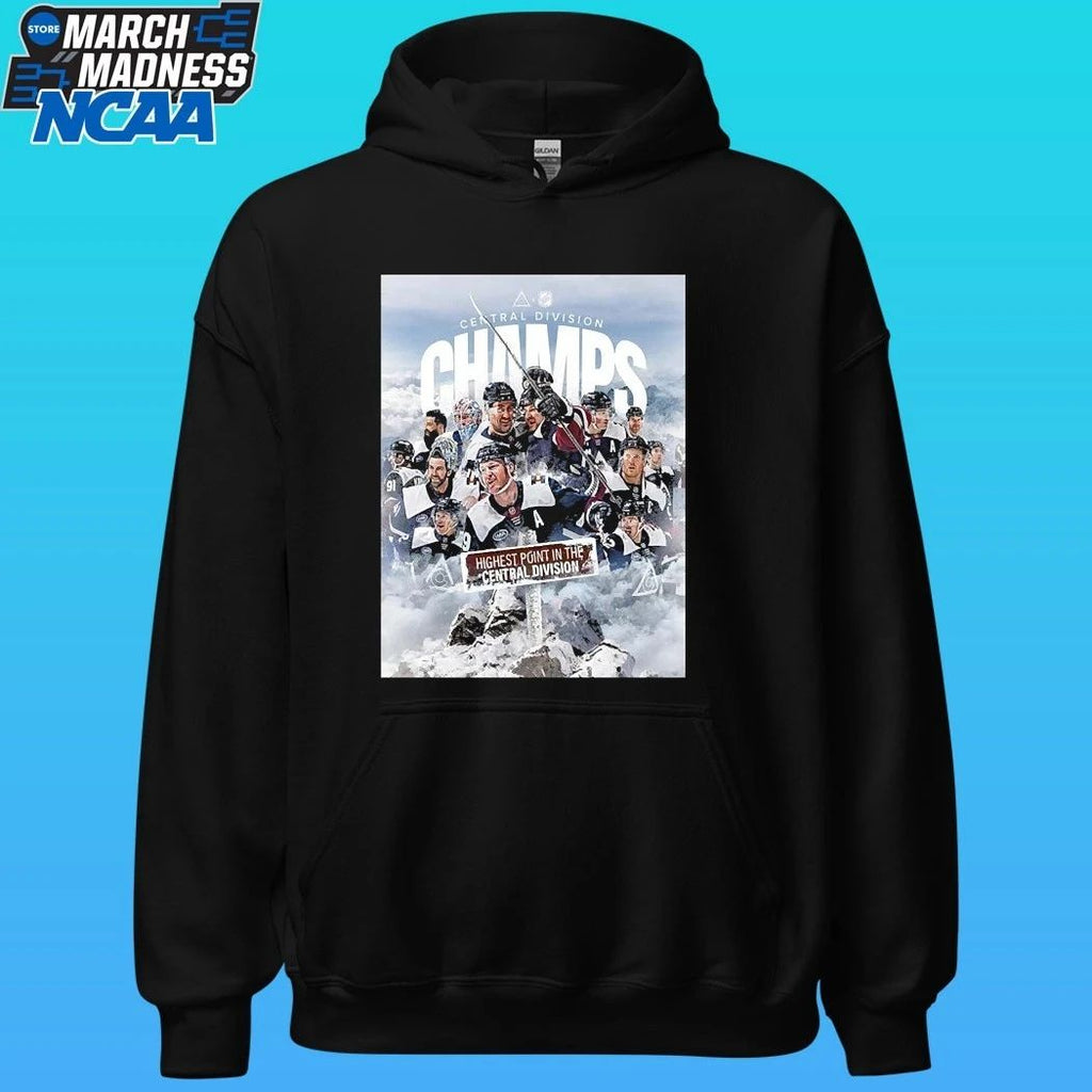 Colorado Avalanche NHL 2026 Central Division Champions Highest Point In The Central Division Shirt