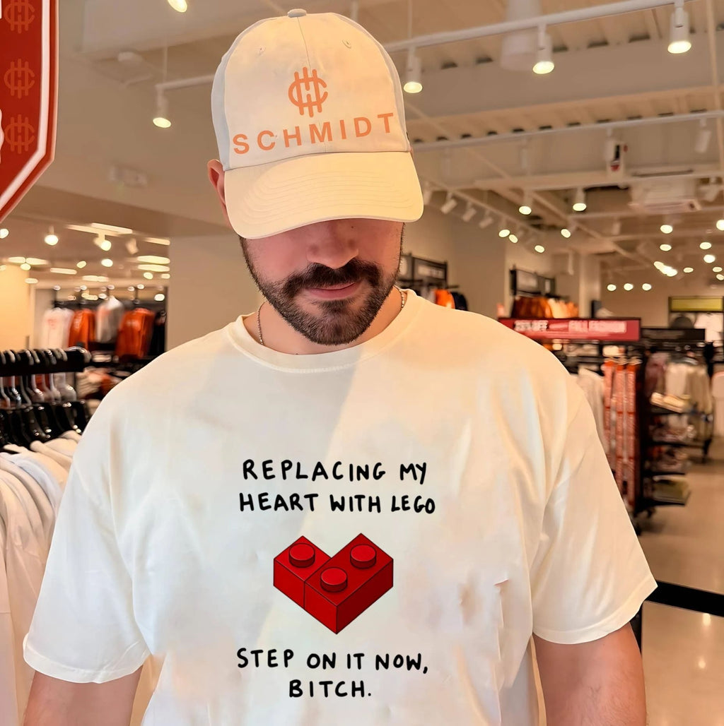 Replacing my heart with lego step on it now bitch shirt