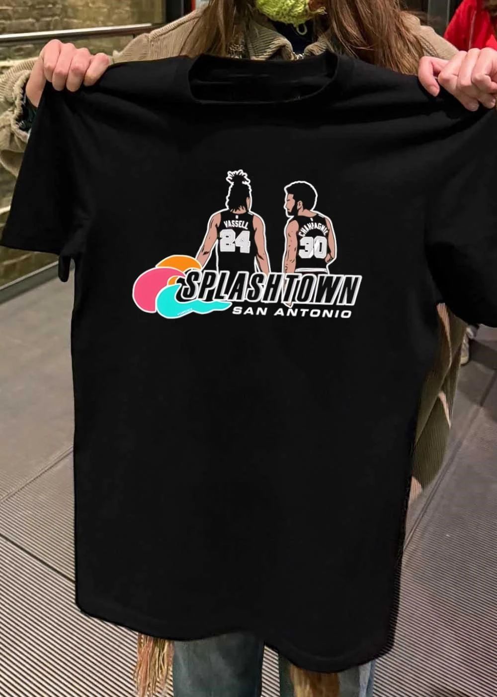 San Antonio Spurs Splashtown Devin Vassell Julian Champagnie T-Shirt
