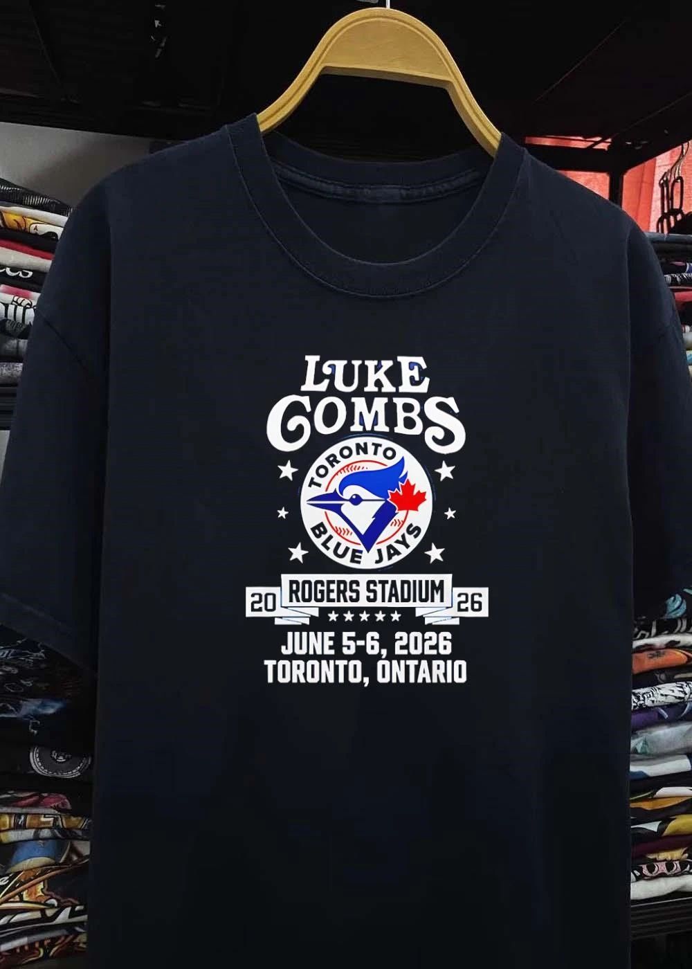 Luke Combs Concert Toronto Blue Jays Rogers Stadium June 5 6 2026 Shirt