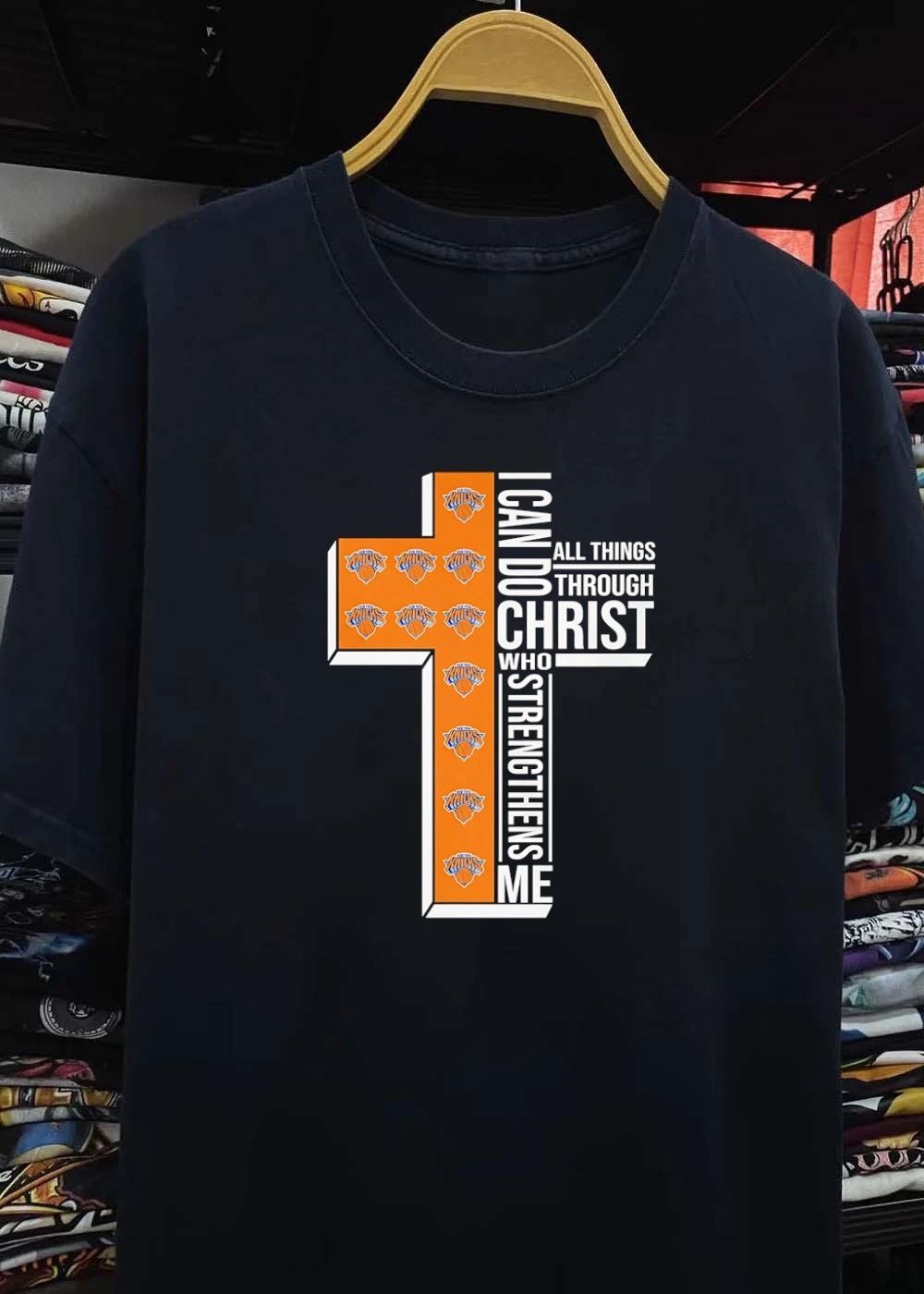 I Can Do All Things Through Christ Who Strengthens Me Cross Knicks shirt