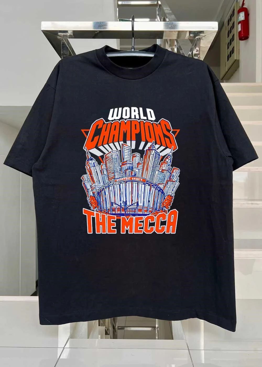 World Champions Barstool Sports Madison Square Garden The Mecca Skyline shirt