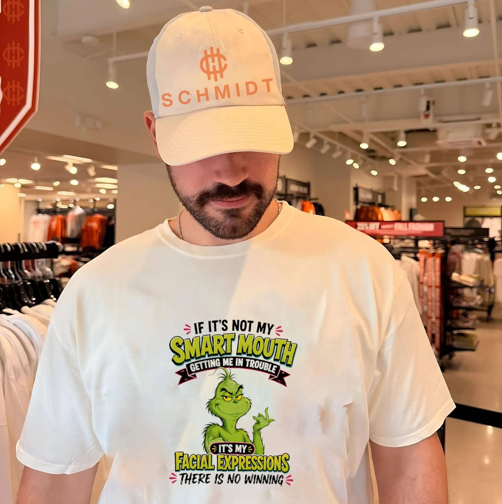 The Grinch Smart Mouth and Facial Expressions shirt
