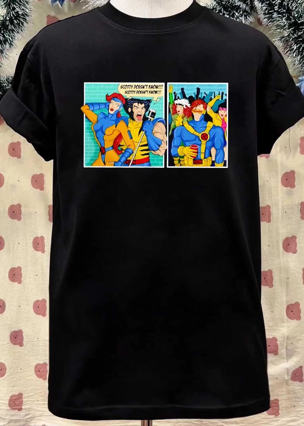 X-Men Wolverine Jean Grey Scotty Doesn’t Know Song Shirt’X-Men Cyclops Rogue Jubilee Scotty Doesn’t Know Shirt